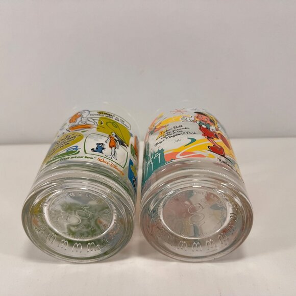 2 Vintage McDonalds Walt Disney World 100 Years Of Magic Cups Goofy Dumbo - Picture 6 of 6